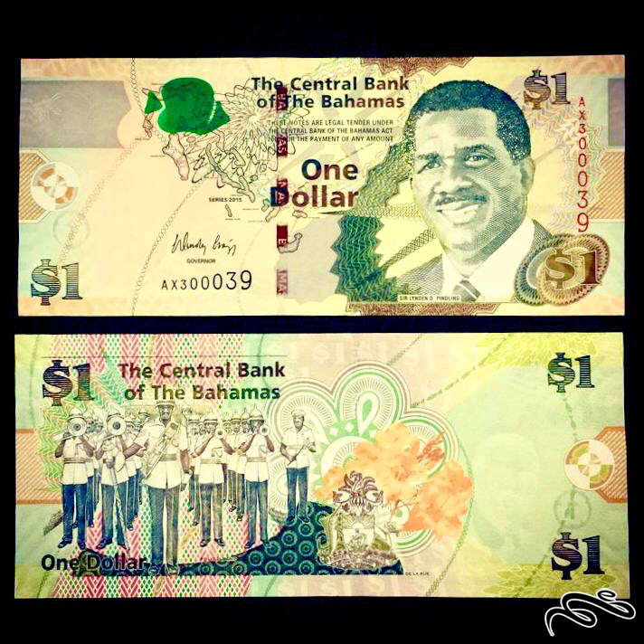 تک برگ بانکی 1 دلار باهاماس