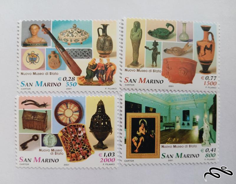 سن مارینو 2001 سری افتتاح موزه دولتی جدید