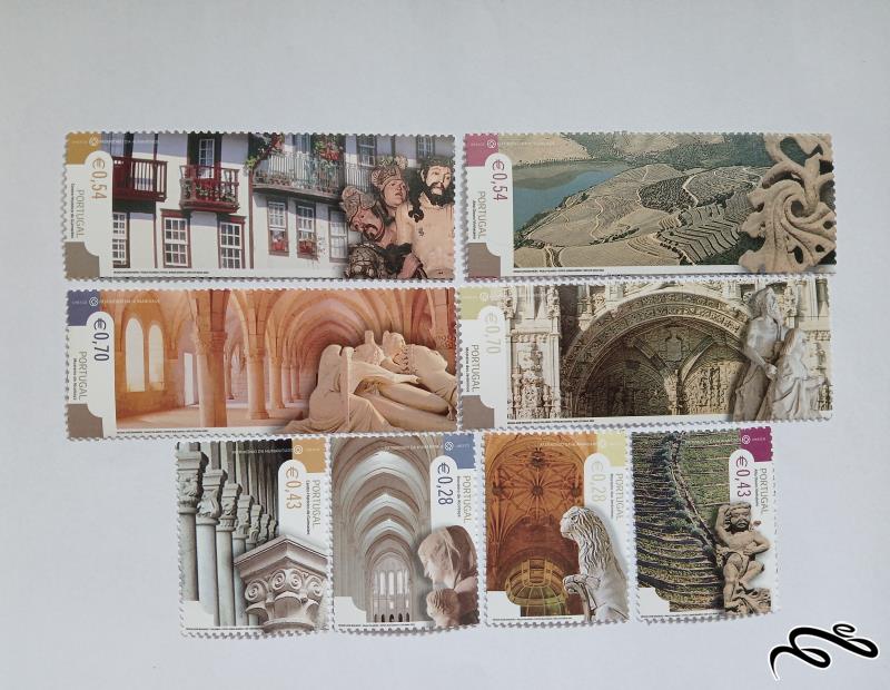 پرتغال 2002 ارزش اسمی تمبرها (یورو) سری سایت های میراث جهانی یونسکو