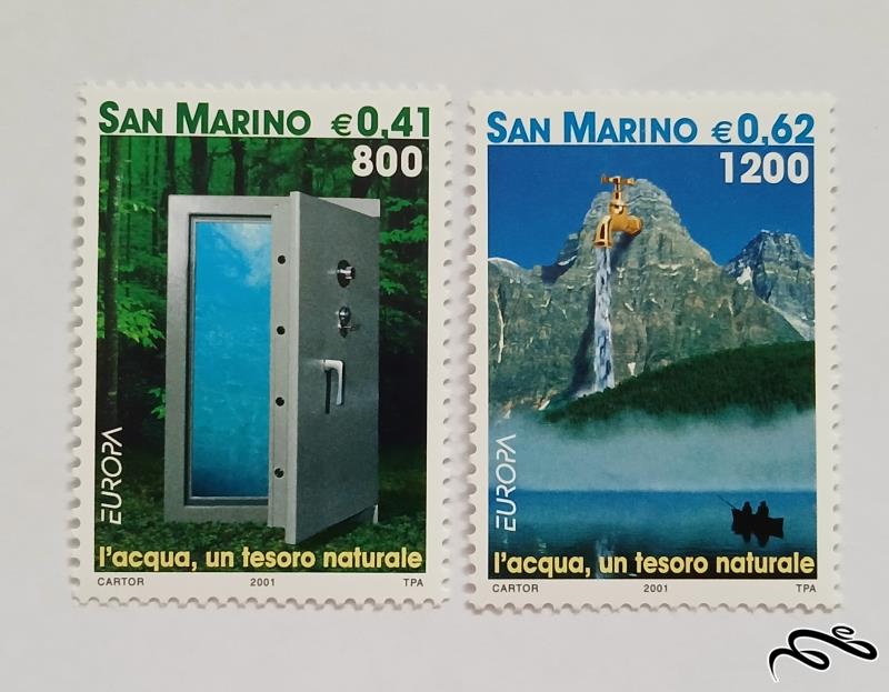 سن مارینو 2001 سری اروپا سپت (آب یک گنج طبیعی)