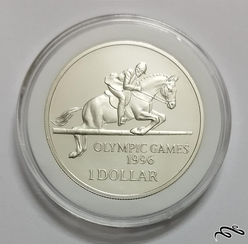سکه نقره یادبودی برمودا 1996