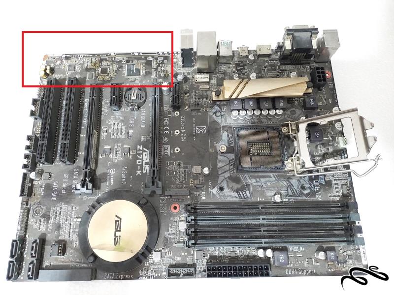 مادربرد Asus Z170-K سوکت 1151 معیوب