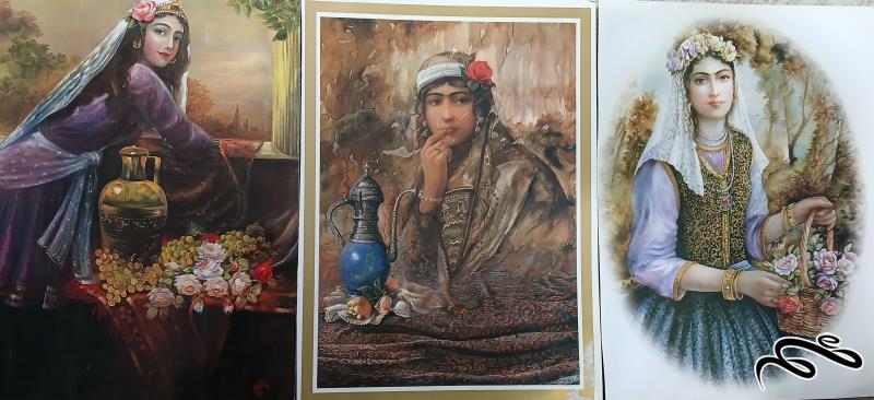 کارت پستال قدیمی زنان ایرانی /سایز بزرگ / توضیحات دارد