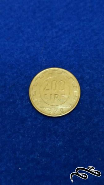 سکه 200 لیر ایتالیا 1978