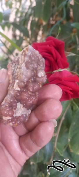 سنگ راف عقیق شجر شکوفه فوق العاده زیبا به وزن 91گرم
