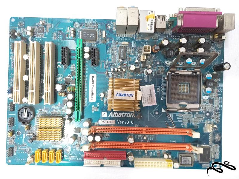 مادربرد Albatron PX945PL رم DDR2 سوکت 775 مشکل دار