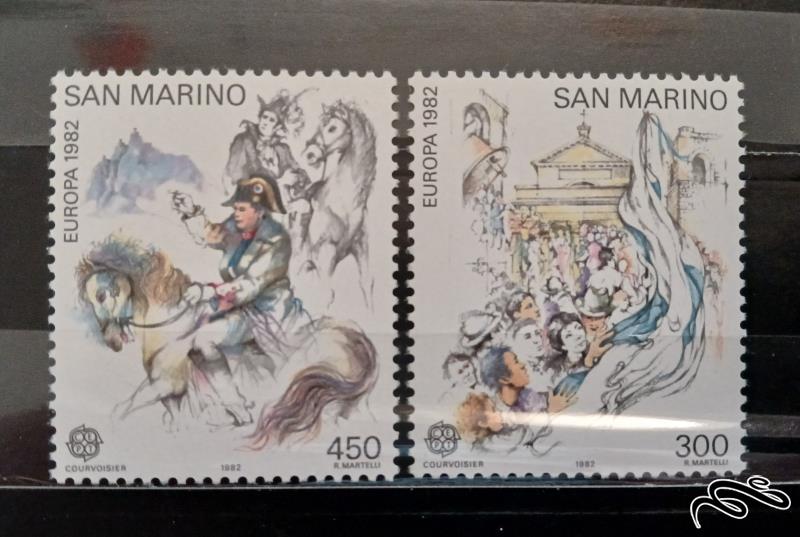 سن مارینو ۱۹۸۲ / سری تمبرهای اروپا / رویدادهای تاریخی