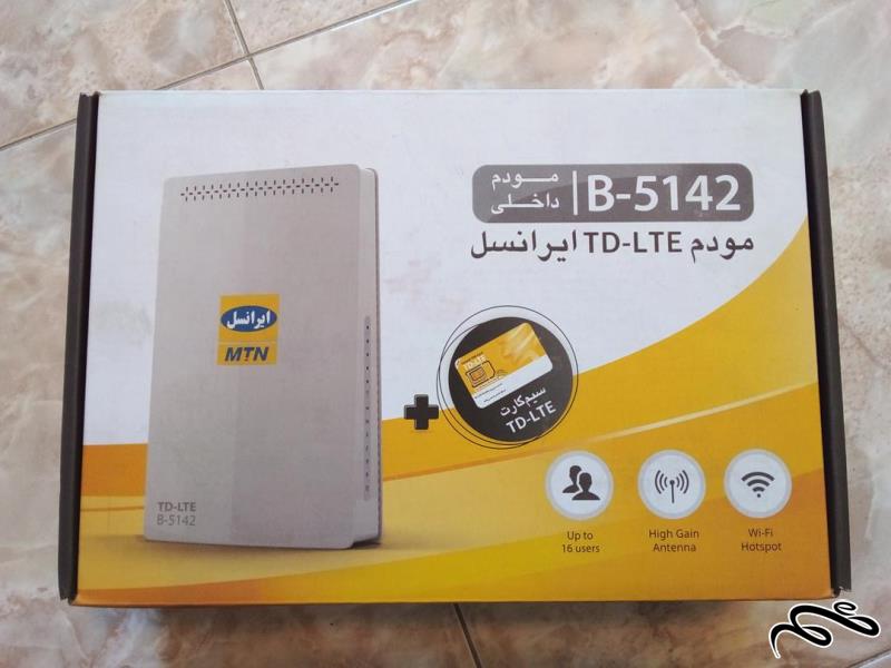 مودم سیمکارتی TD-LTE B-5142 داخلی ایرانسل (ک 17)