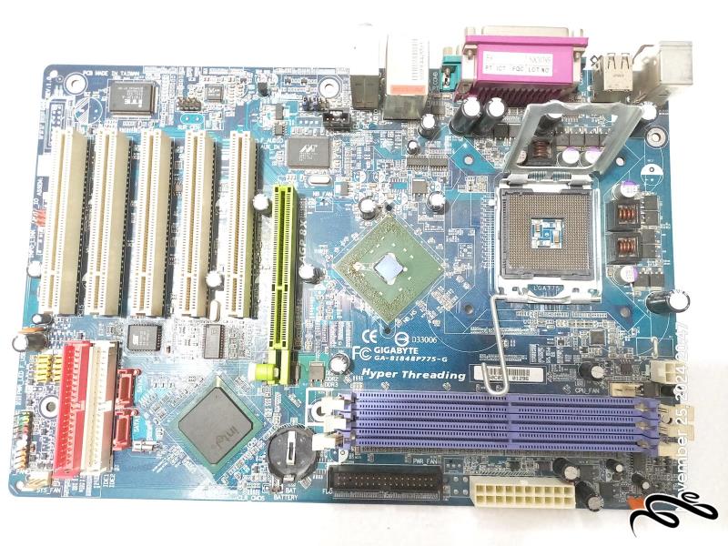 مادربرد Gigabyte GA-8I848P775-G رم DDR سوکت 775