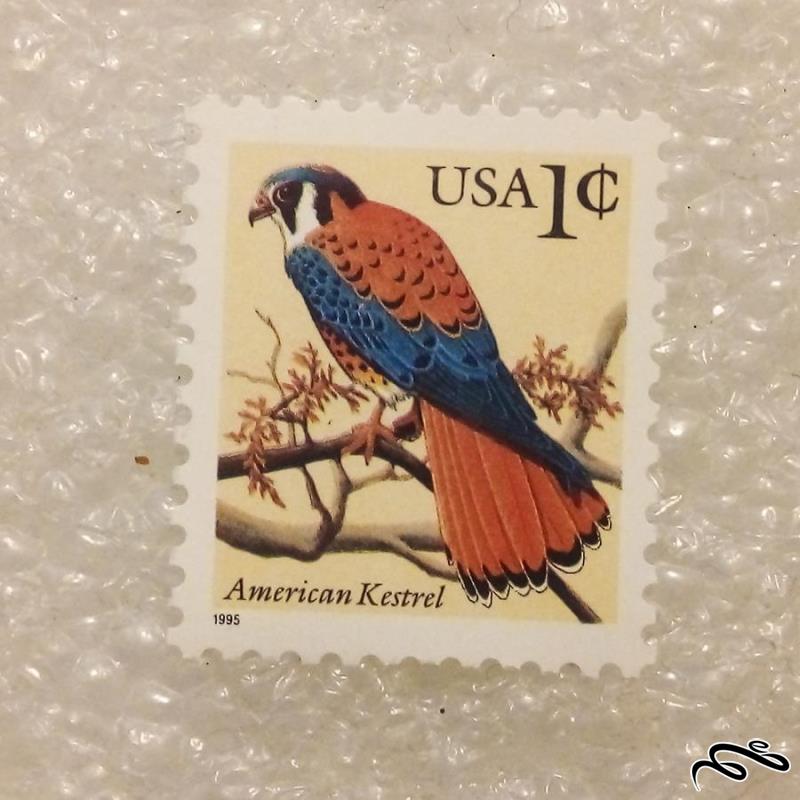 تمبر باارزش امریکا 1 سنت 1995 پرنده (92)8