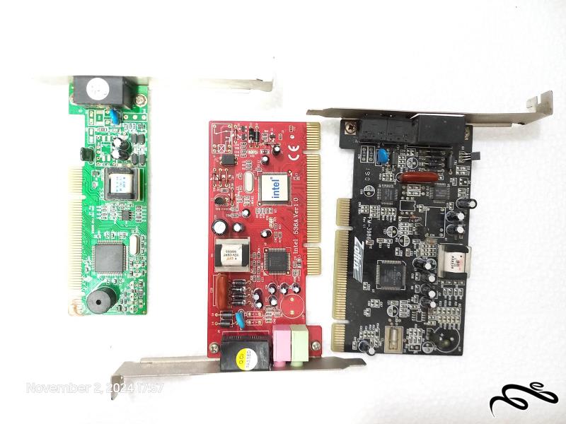 3 عدد انواع فکس مودم قدیمی جهت بازیافت