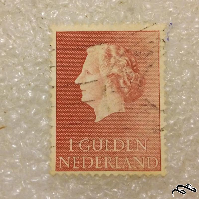 تمبر باارزش قدیمی هلند ملکه . باطله (90)3