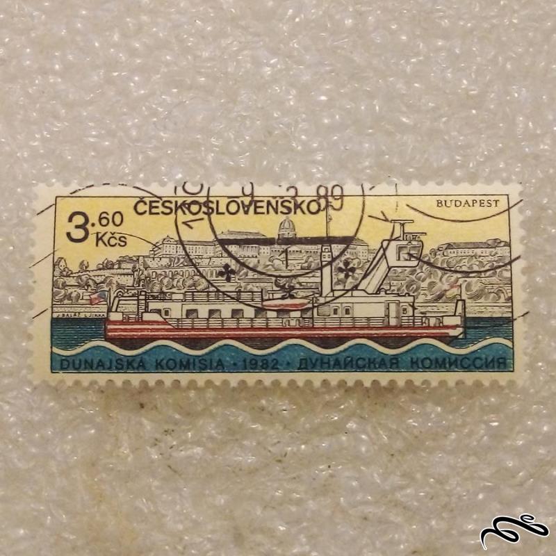 تمبر چکسلواکی 1989 کشتی مهر گمرکی چسبدار (92)6
