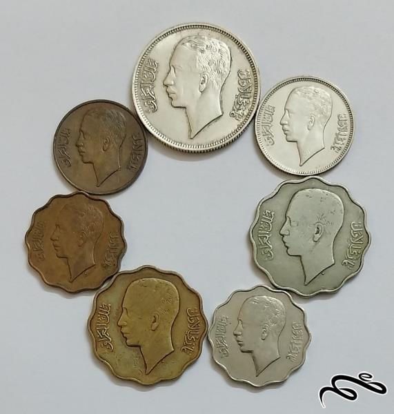 ست کامل سکه های غازی اول عراق