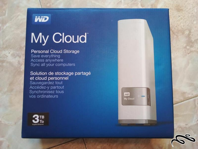 هارد اکسترنال WD My Cloud 3 Tb عالی (ک 17)S N