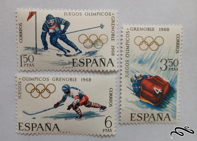 اسپانیا 1968 سری بازی های المپیک زمستانی گرونوبل فرانسه