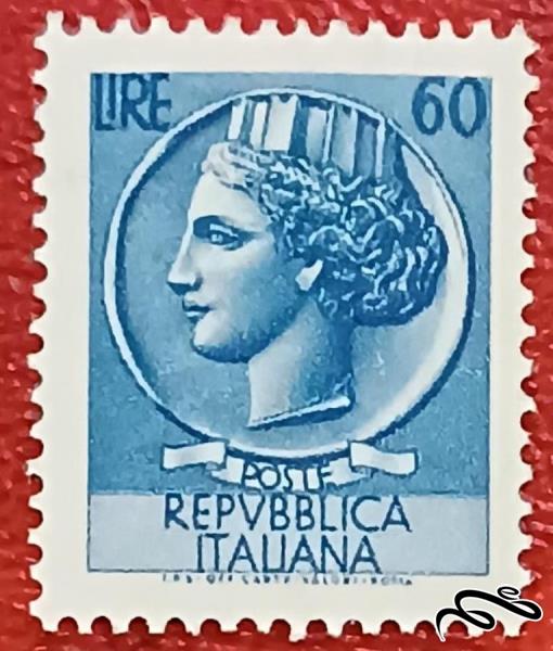 تمبر باارزش قدیمی 1966 پستی ایتالیا . ملکه (93)9