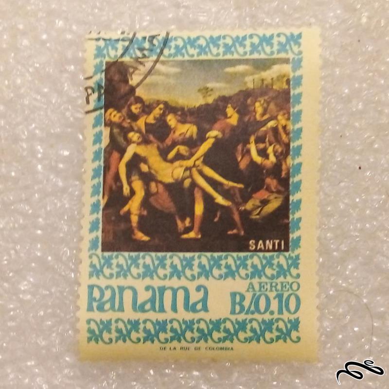 تمبر زیبای پاناما 1967 تابلویی مسیح گمرکی (92)9