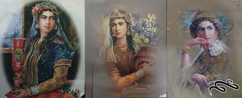 کارت پستال قدیمی زنان ایرانی /سایز بزرگ / توضیحات دارد