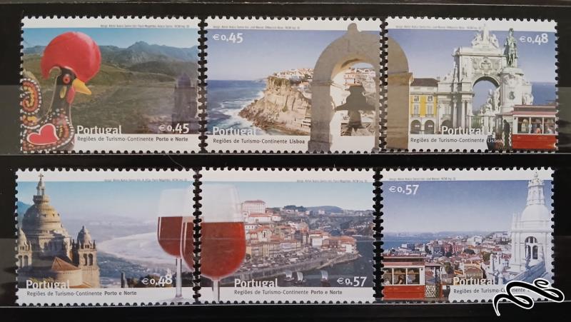پرتغال2005/ارزش اسمی تمبرها یورو // مناطق گردشگری پرتغال
