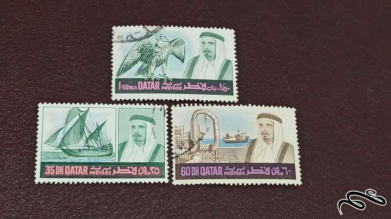 3 تمبر قطر(کد189)