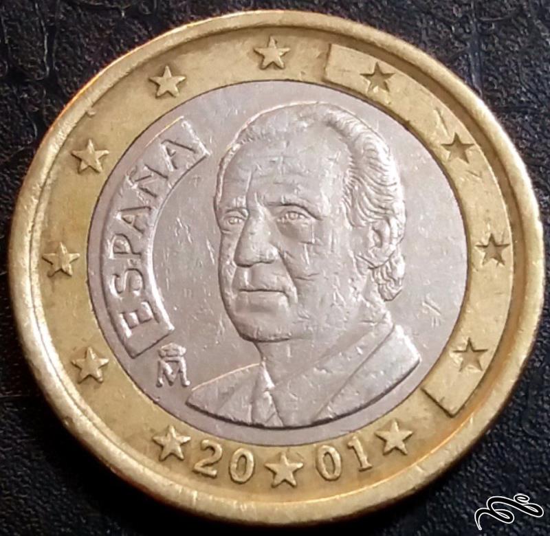 1 یورو 2001 اسپانیا  (گالری بخشایش)