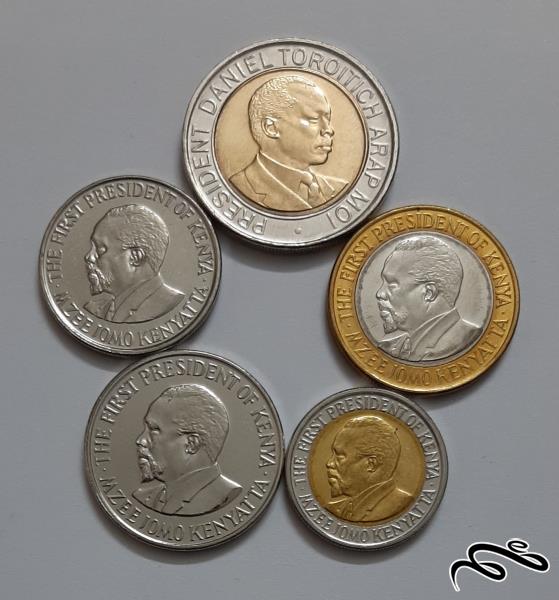 ست کامل سکه های کنیا