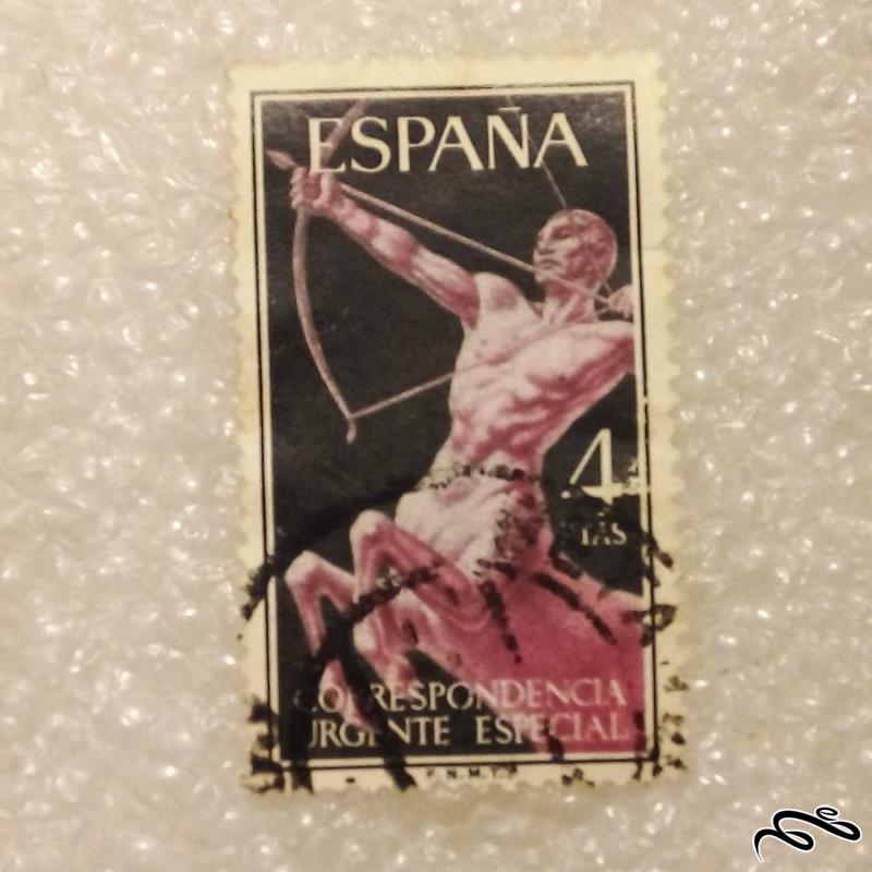 تمبر باارزش قدیمی اسپانیا . باطله (90)3